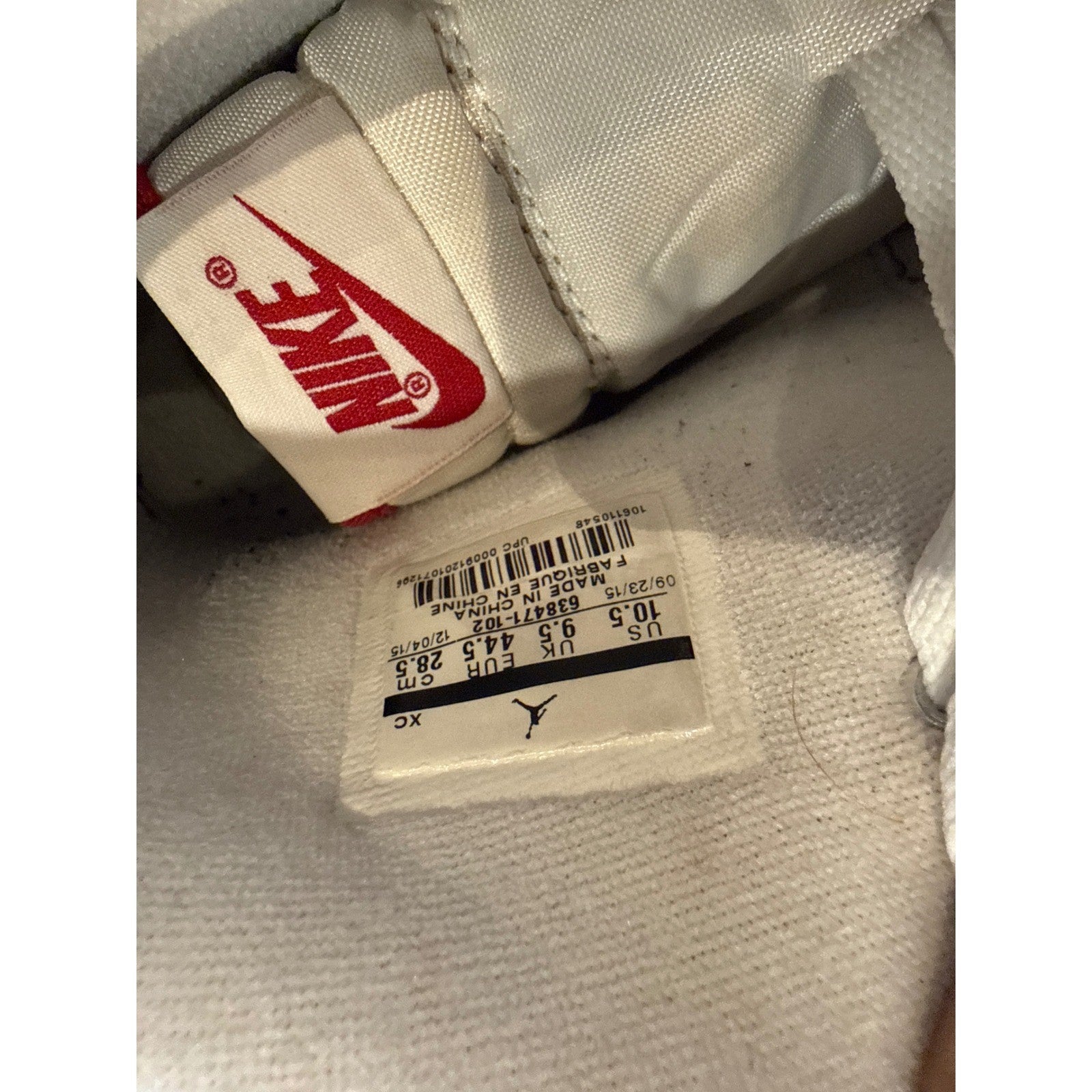 Nike Air Jordan 1 AJKO White Rush Orange Canvas High Top DO5047-108 Mens Sneaker
