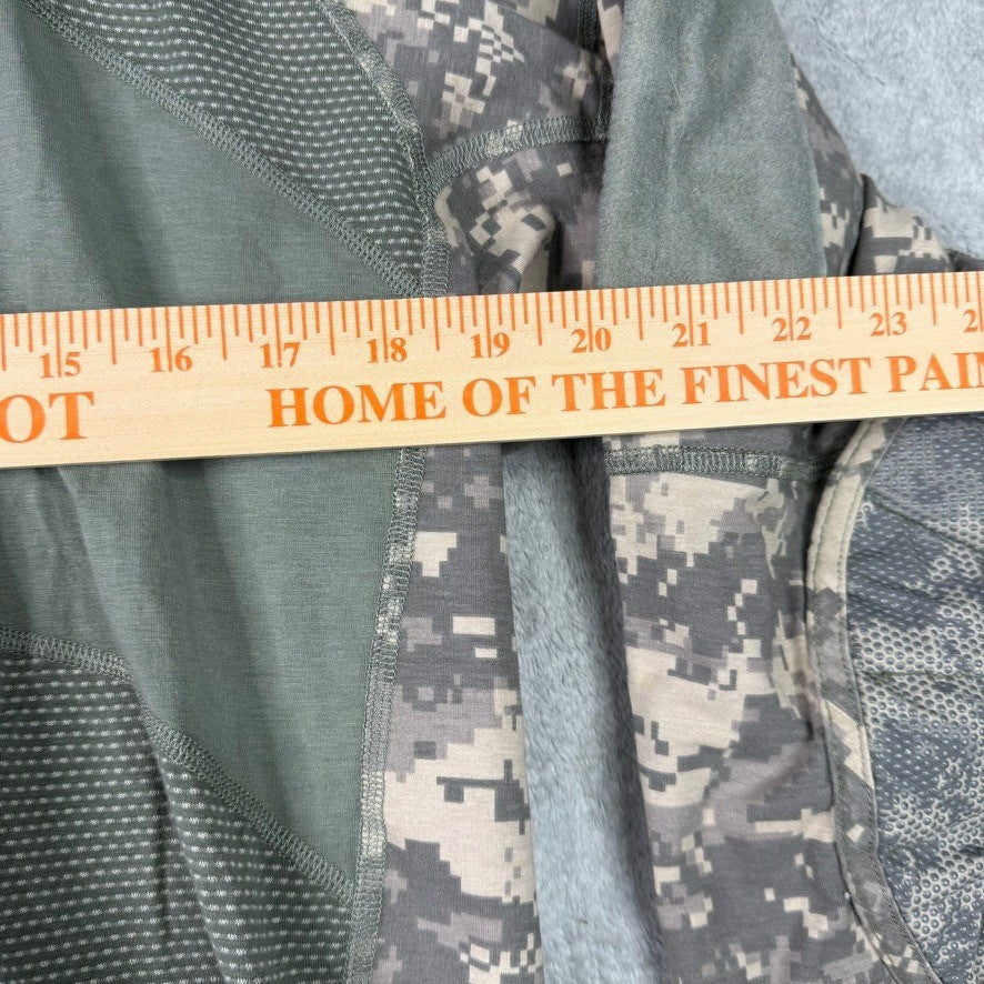 US Army Combat Uniform Shirt ACU Digital Camo Long Sleeve Tactical Top L