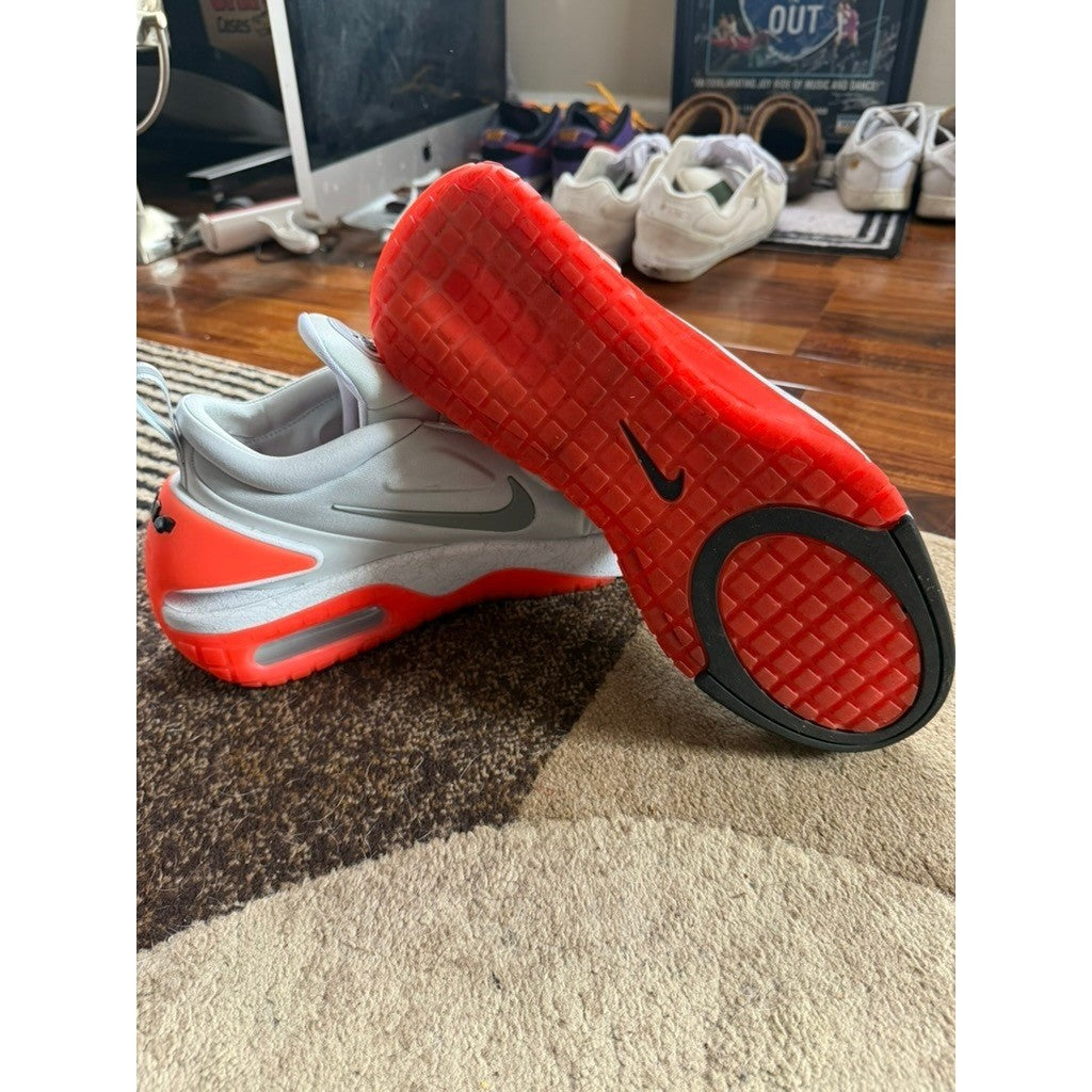 Nike Air Max 270 Bowfin Mens Shoes Gray Orange AO4687 002 Slip On Size 13