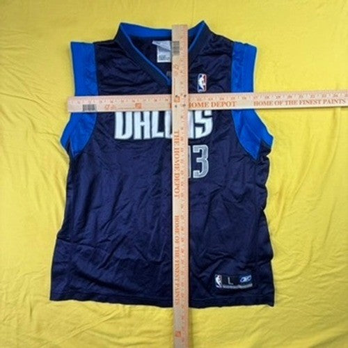 Reebok NBA Dallas Mavericks Steve Nash 13 Youth Jersey Navy Blue Large 14-16