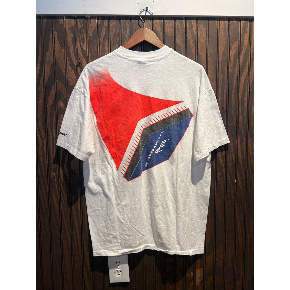 Vintage 90s Intel OverDrive T Shirt Hanes Beefy-T Single Stitch White XL USA