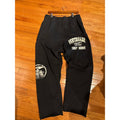 Vertabrae Group Home Black Graphic Sweatpants Wide Leg Streetwear Mens 16x29