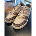Coach Signature Monogram Low Top Sneakers Brown Beige Tan Logo Trainers