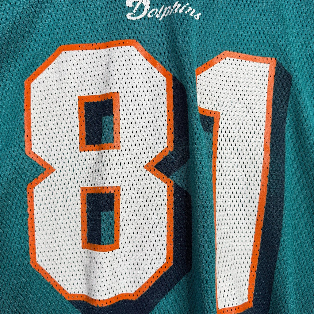 Reebok NFL Miami Dolphins 81 McMichael Jersey 2XL