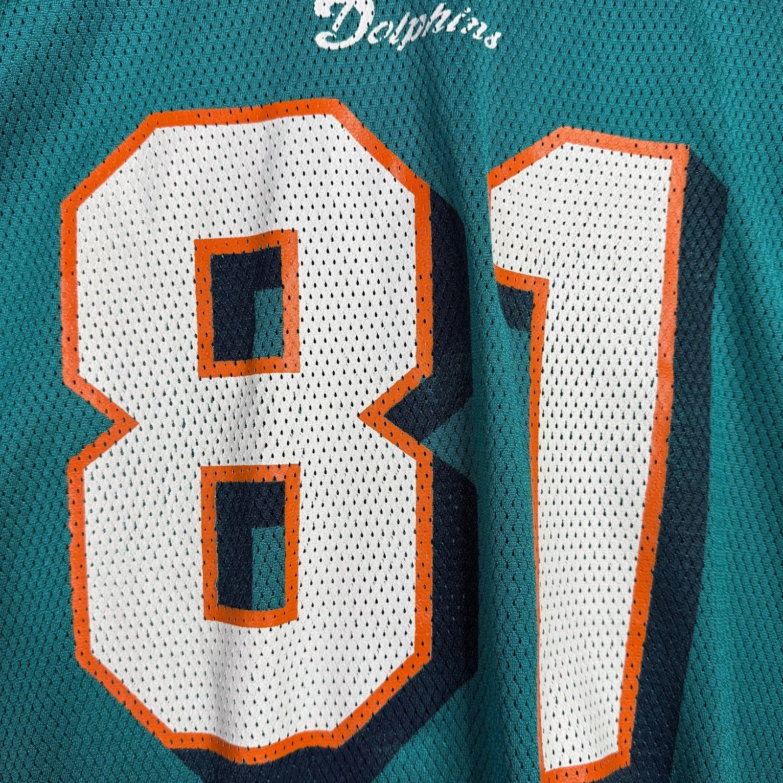 Reebok NFL Miami Dolphins 81 McMichael Jersey 2XL