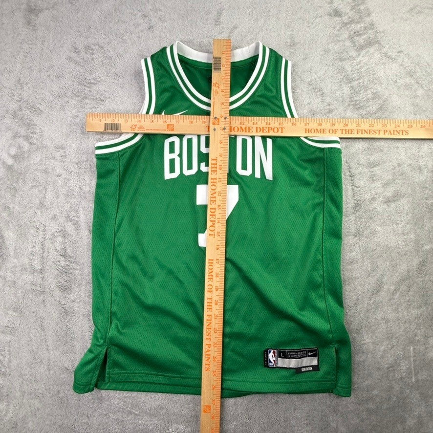 Nike Boston Celtics Jaylen Brown #7 Icon Edition Swingman Jersey Large Green