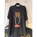 Nas Illmatic Graphic T-Shirt Ill Fabric Black Mens Hip Hop Rap Tee Boxy Fit