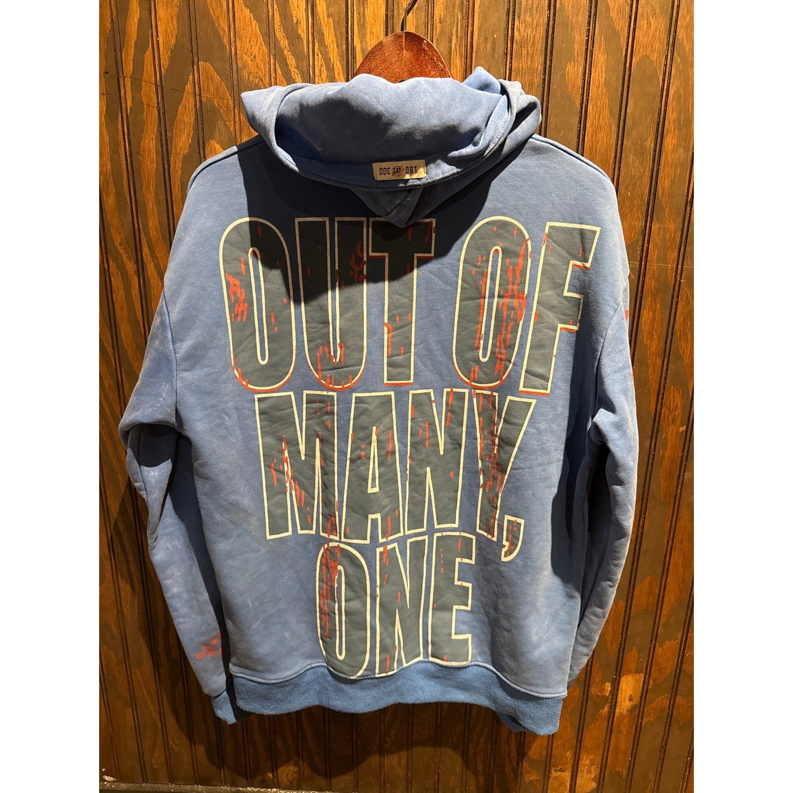 Godspeed Rarity Collection Limited Edition Skeleton USA Basketball Hoodie Blue S