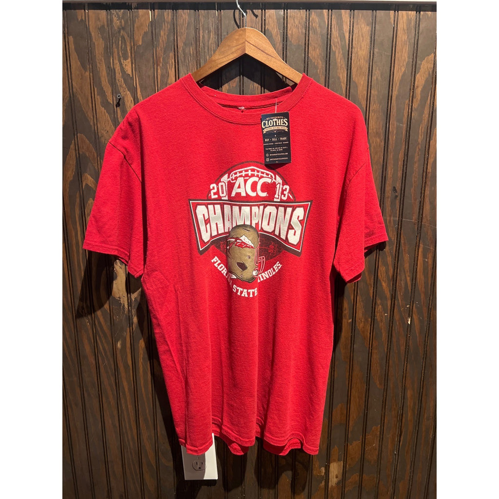 Florida State Seminoles 2013 ACC Champions Red Graphic T-Shirt Mens XL FSU