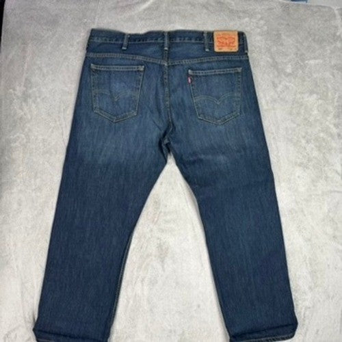 Levi Strauss & Co 569 Mens Jeans Dark Wash 38x30 Loose Fit Straight Leg Denim