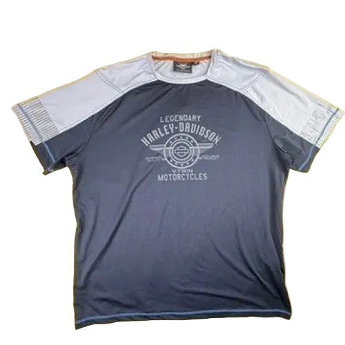 Harley Davidson Genuine Motorclothes Reflective Short Sleeve Jersey Tee Size
