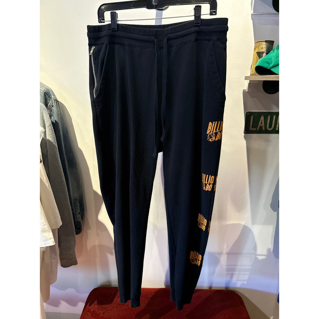 Billionaire Boys Club Mens Black Stacked Logo Graphic Jogger Sweatpants Small
