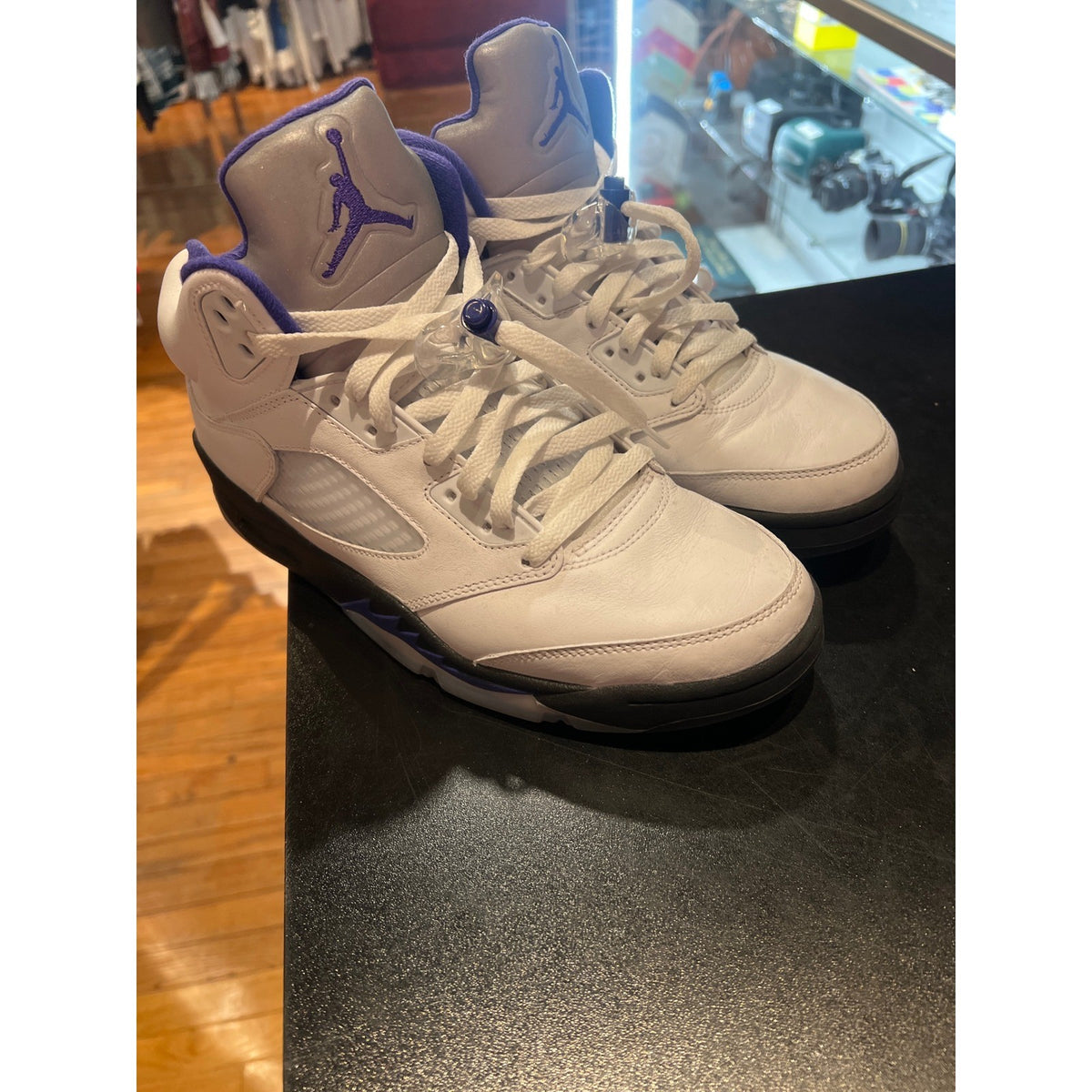 Jordan 5 Retro Concord White Black Dark Concord DD0587-141 Mens Sneakers