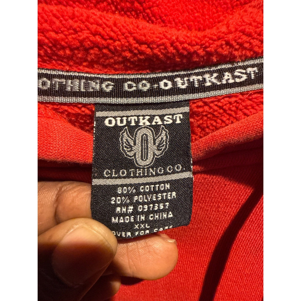 Outkast Clothing Co Red Winged O Hoodie Mens XL Vintage Hip Hop Streetwear 2000s