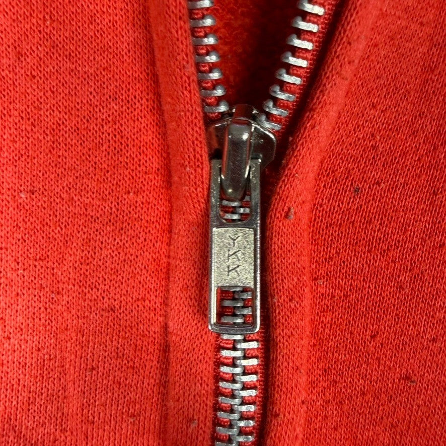 Camp Champ Red Quarter Zip Sweatshirt Stars Number 7 Pullover