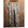 Carhartt Relaxed Fit Work Pants Mens Gray Utility Cargo Workwear Outdoor 17x33