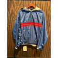 Nike Vintage 90s Windbreaker Half Zip Pullover Blue Red Stripe Hooded Mens XL