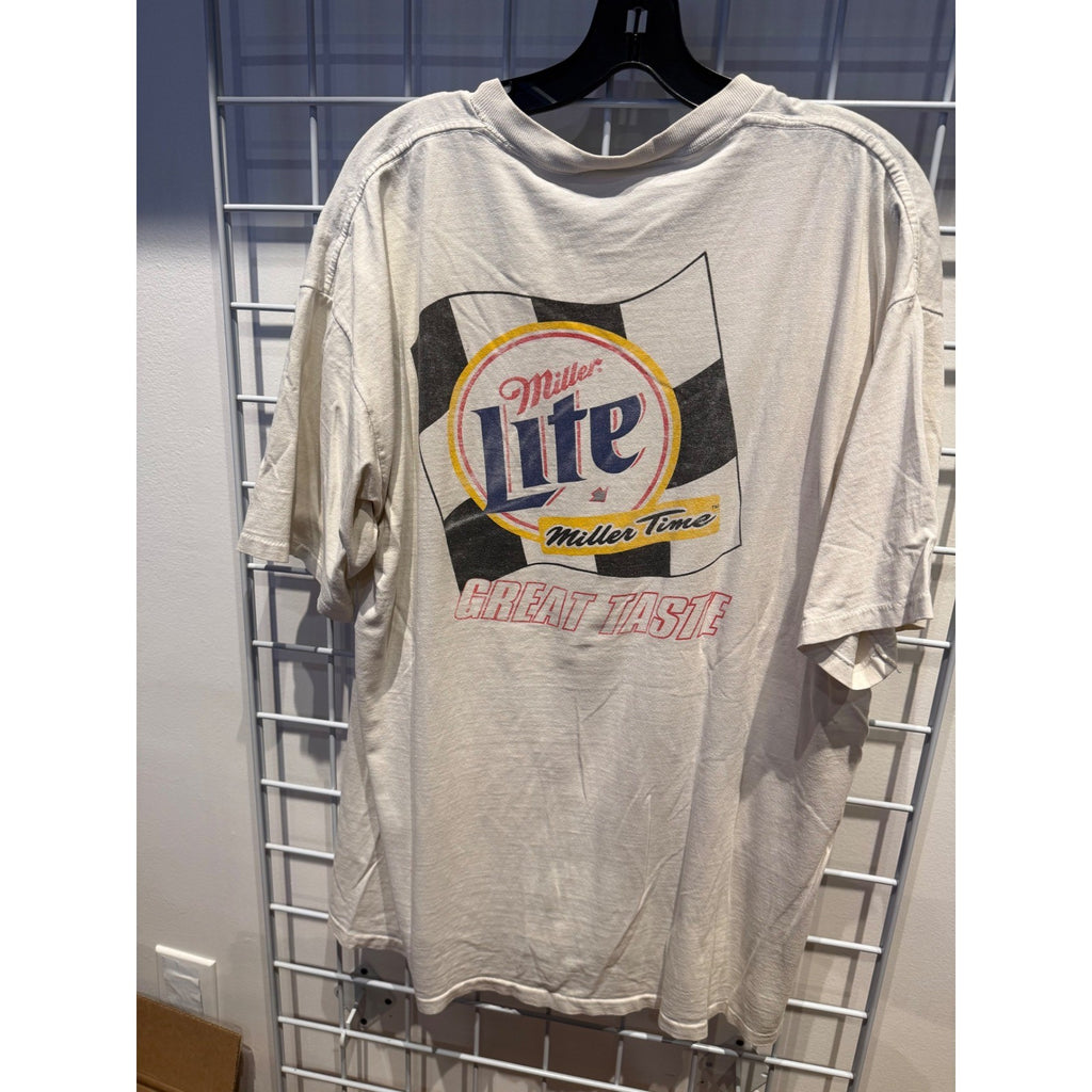 Vintage 1999 Larry Dixon NHRA Top Fuel Racing T-Shirt Miller Lite XL All Sport