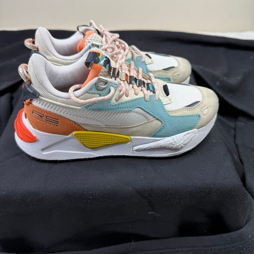 Puma RS X Running System Sneakers Kids Size 5C Multicolor Lace Up Athletic Shoes