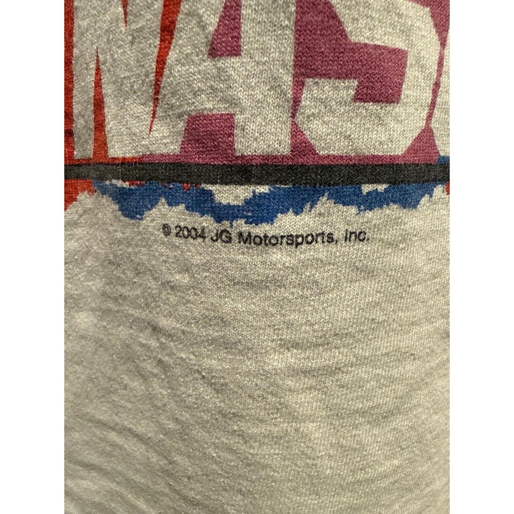 Vintage 2004 Jimmie Johnson NASCAR Tour Series T-Shirt Mens XL Delta Pro Weight