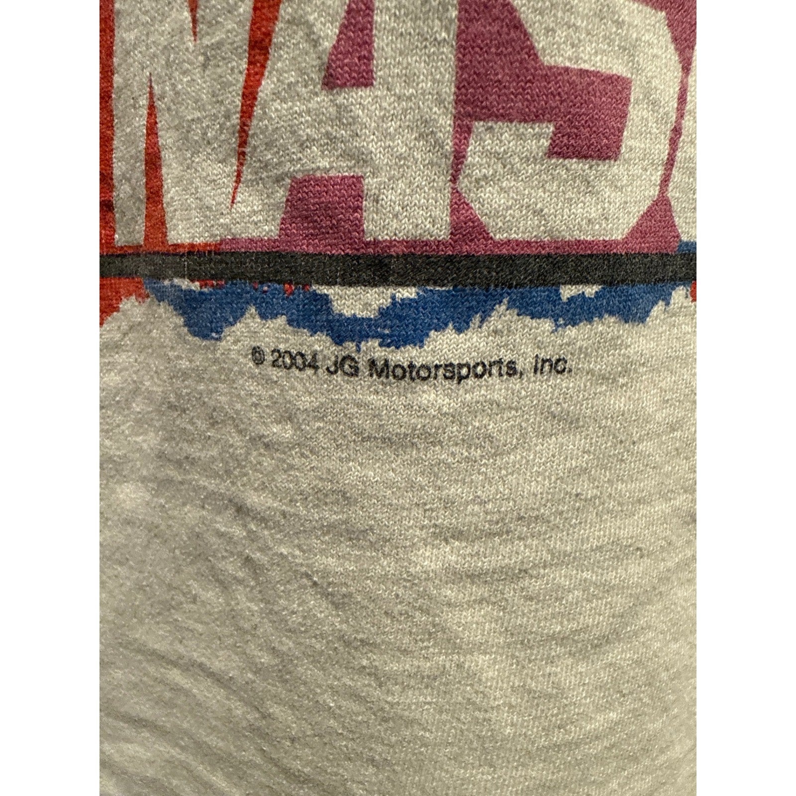 Vintage 2004 Jimmie Johnson NASCAR Tour Series T-Shirt Mens XL Delta Pro Weight
