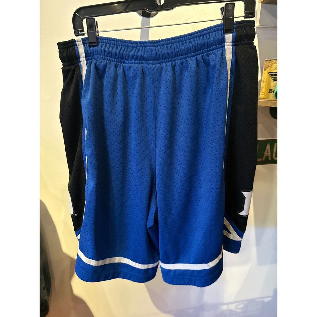 Nike Duke Blue Devils Basketball Shorts Mens Medium Blue Black Mesh NCAA Team