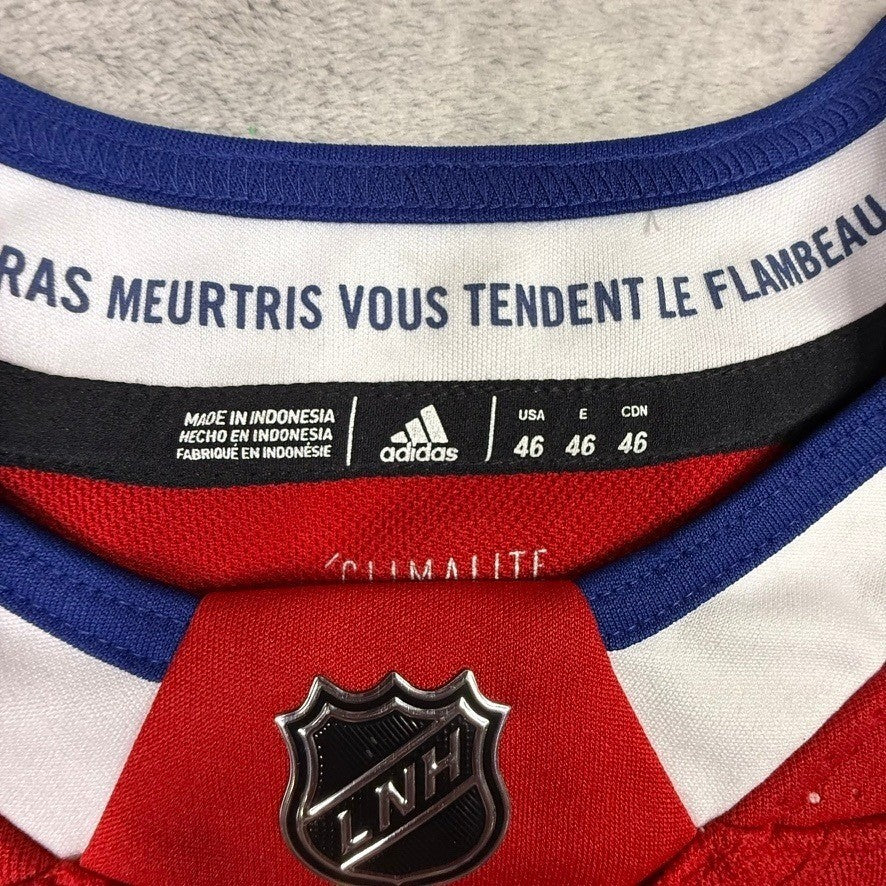 NWT Montreal Adidas Authentic Jersey Alex Galchenyuk 27 Red NHL Hockey Mens 46