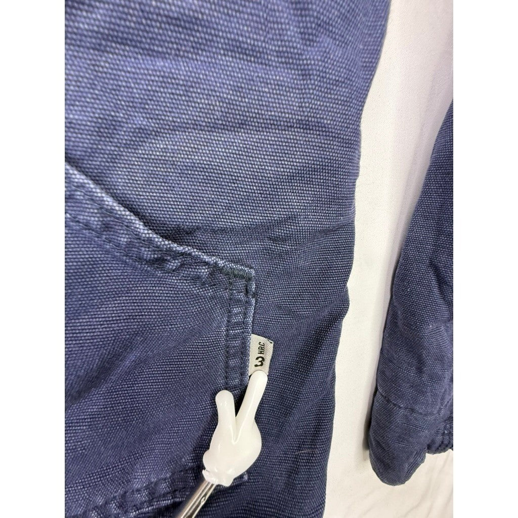 Carhartt FR Flame Resistant Work Jacket Navy Blue Quilted Lined Mens Size 44