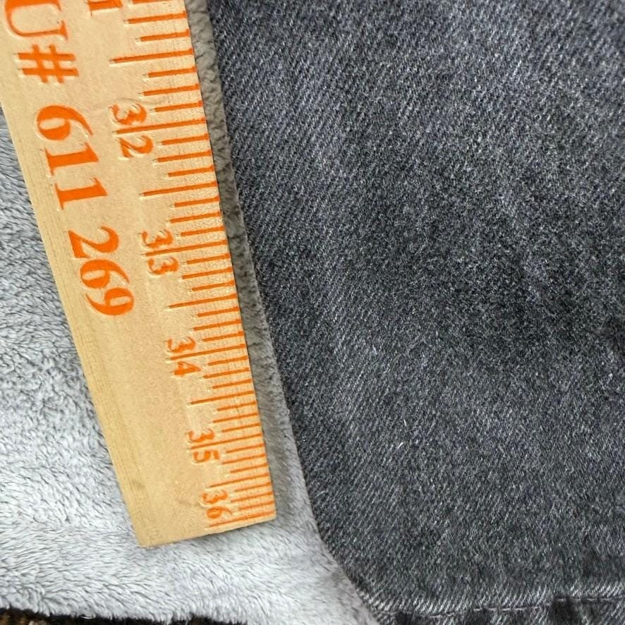 Levi's 550 Relaxed Fit Men's 38x30 (Actual 36x29) Black Vintage USA Orange tab