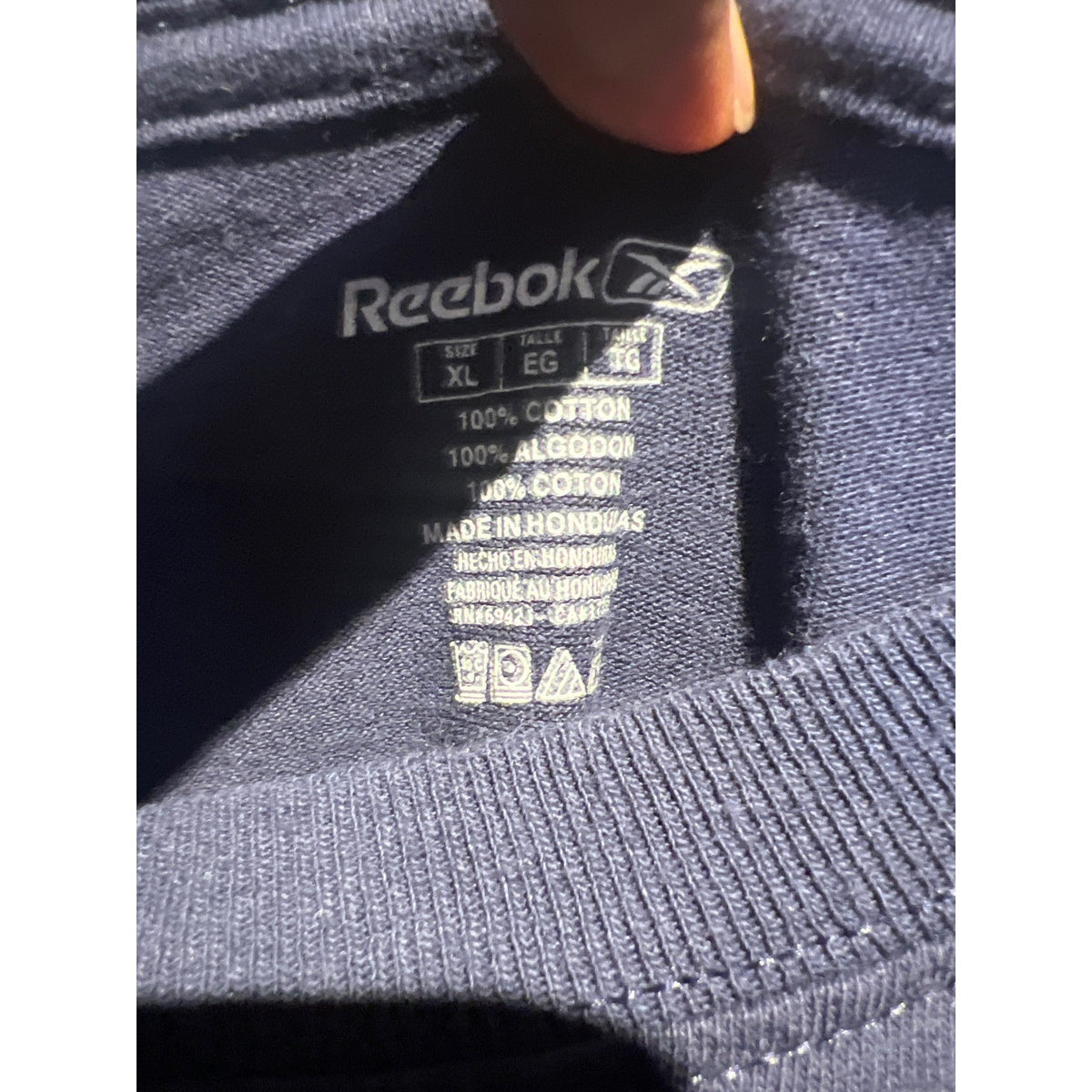 Reebok NHL All-Star Game 2008 Atlanta Navy Blue Graphic T-Shirt Mens XL 26x30