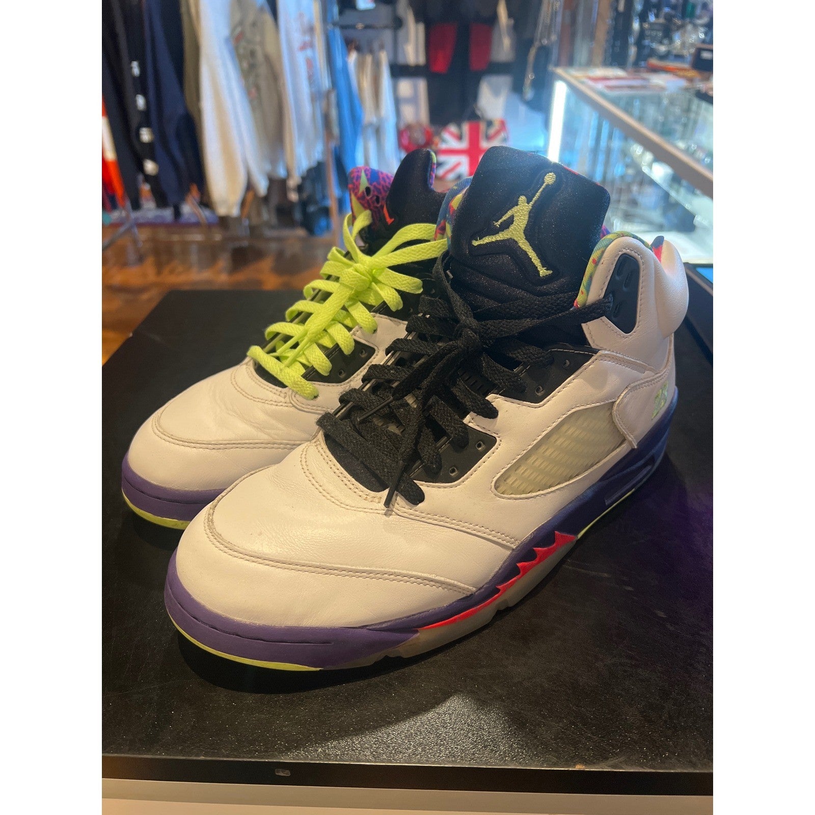 Jordan 5 Retro Alternate BelAir White Court Purple DB3335100 Mens 11 Spare Laces