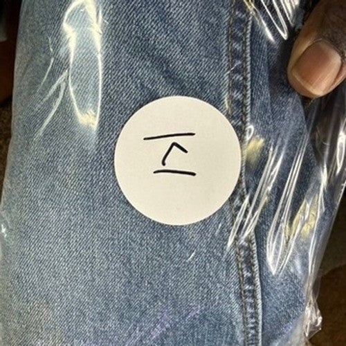 Levi Strauss 541 Athletic Fit Jeans Mens 36x32 Blue Wash Button Fly