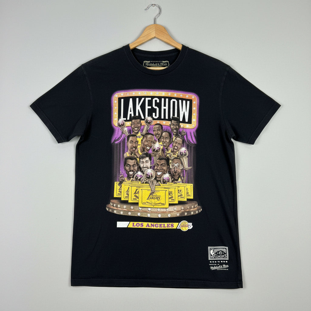 Mitchell & Ness NBA LAB "Lakeshow" Los Angeles Lakers Graphic TShirt Size L