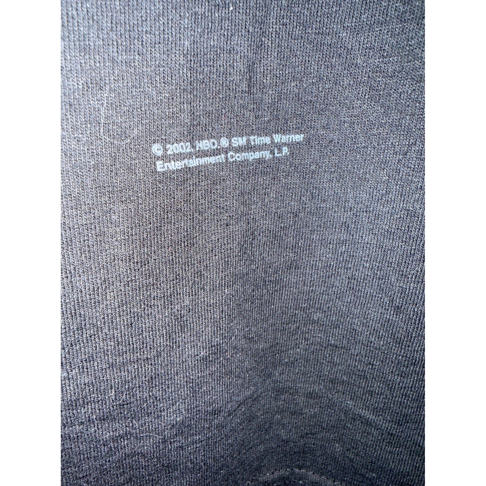 The Sopranos HBO Vintage 2002 Promo T-Shirt Mens Medium Black Made in USA Tony