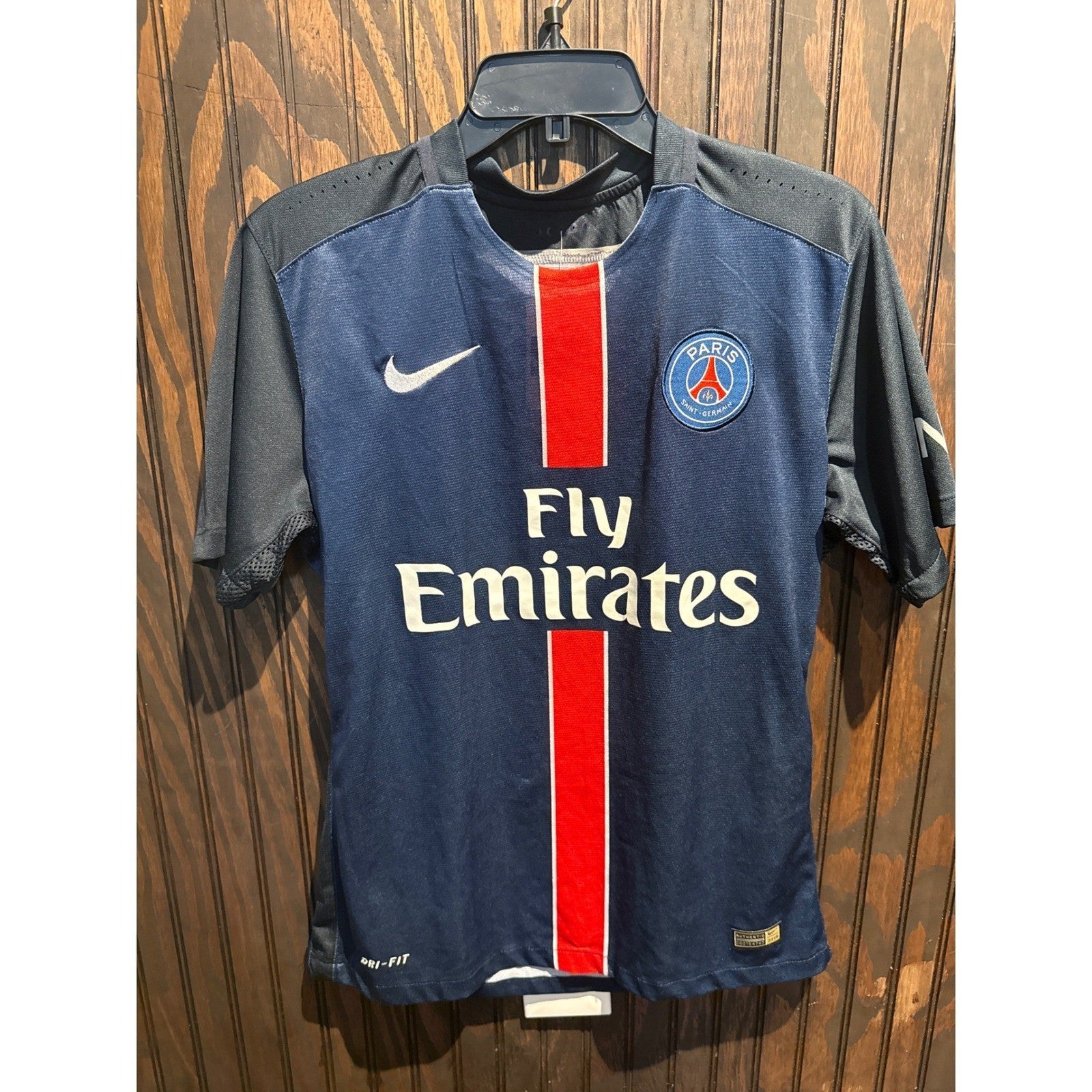 Nike Paris Saint-Germain Ibrahimovic 10 Jersey 2014-15 PSG Home Navy Blue Mens S