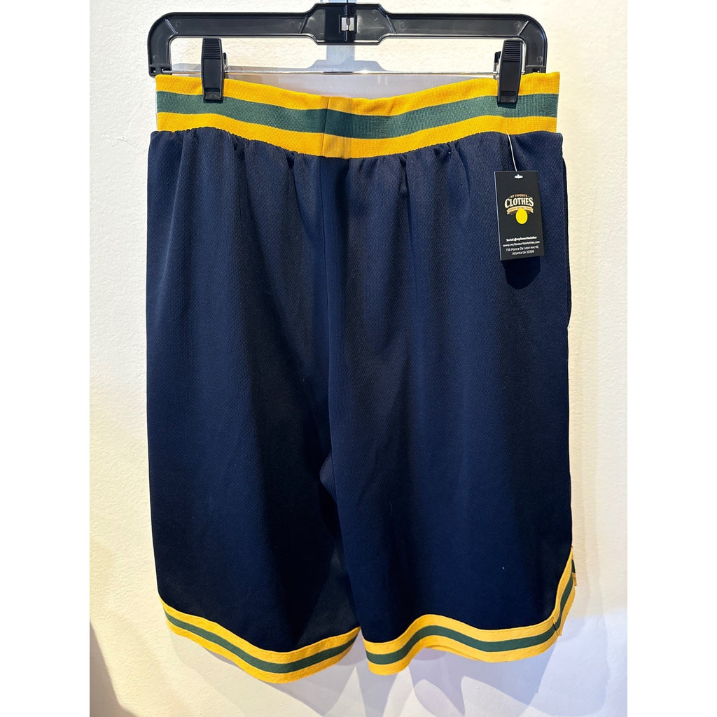 Mitchell & Ness Utah Jazz Donovan Mitchell 45 Navy Basketball Shorts Mens Medium