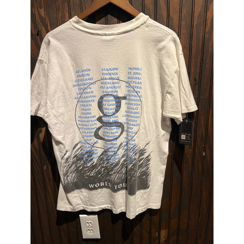 Vintage Garth Brooks Fresh Horses Tour T-Shirt White Large 90s Country Music Tee