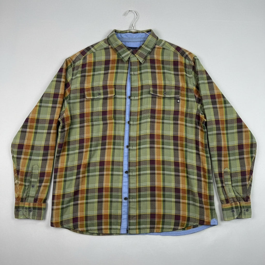 Marmot For Life Flannel Shirt Plaid Long Sleeve Button Up Men's XXL