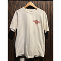 Vintage Hard Rock Cafe Las Vegas Cream Graphic T-Shirt Large 90s Music Tee