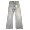 Levis Premium Loose Boot Distressed Jeans Light Wash Women 23x31 High Rise NEW