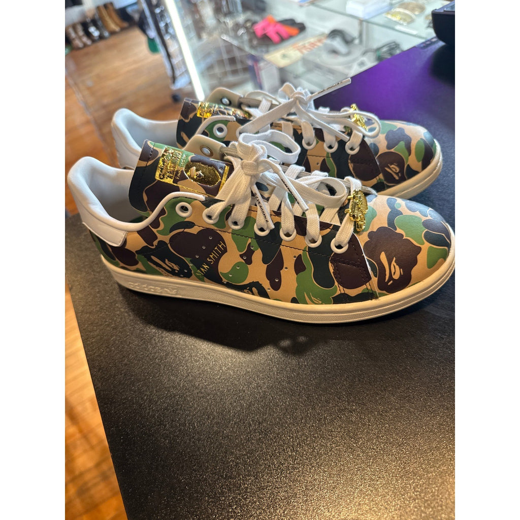 Adidas x BAPE Stan Smith 30th Anniversary Camo Sneakers IG1115 Mens 10.5