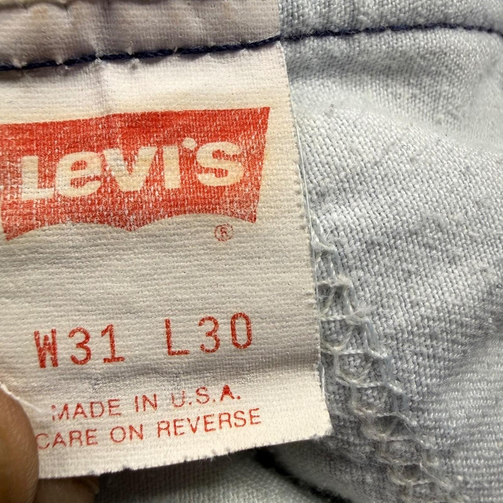 Vintage 80s Levi's 515 Orange Tab Acid Wash Made in USA