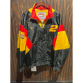 Vintage Nutmeg NASCAR Rusty Wallace Miller Genuine Draft Racing Jacket XL Black