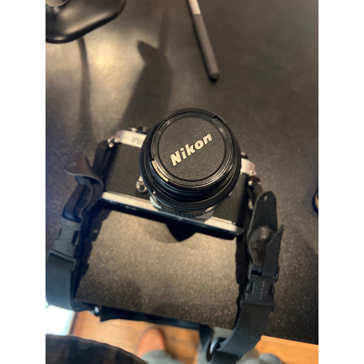 Nikon FM2 Silver 35mm SLR Film Camera with AF Nikkor 35-70mm f/3.3-4.5 Lens