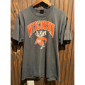 Vintage Wisconsin Badgers T-Shirt Artex Charcoal Grey Single Stitch 90s NCAA L