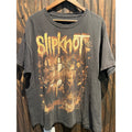 Vintage Slipknot Band Graphic T-Shirt Faded Black Distressed Nu Metal Tee