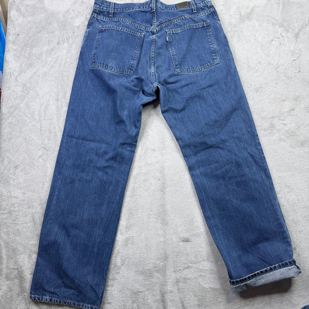 Silver Tab by Levi's Mens Jeans Blue Denim Straight Leg Size 36x32