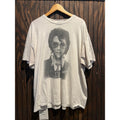Elvis Presley Mugshot Graphic T-Shirt Off-White Short Sleeve Relaxed Fit Tee