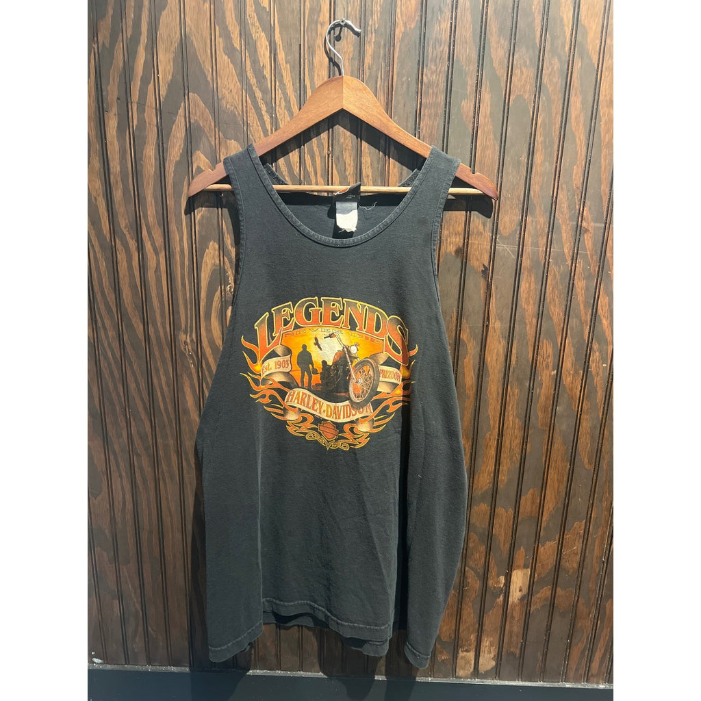 Harley-Davidson Legends Tank Top Mens XL Black St Paul MN Biker Muscle Shirt