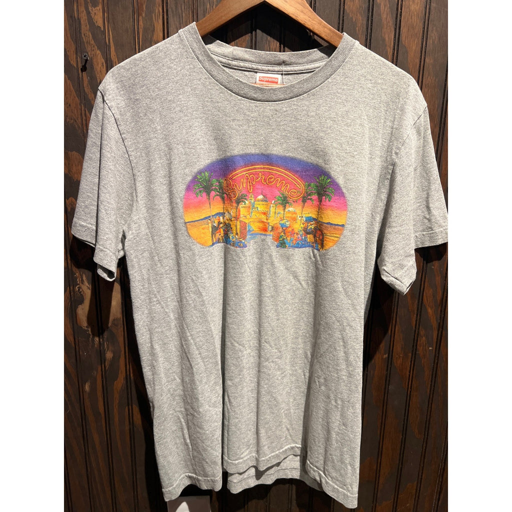 Supreme Mirage Tee Heather Grey Graphic T-Shirt Mens Size Medium Streetwear
